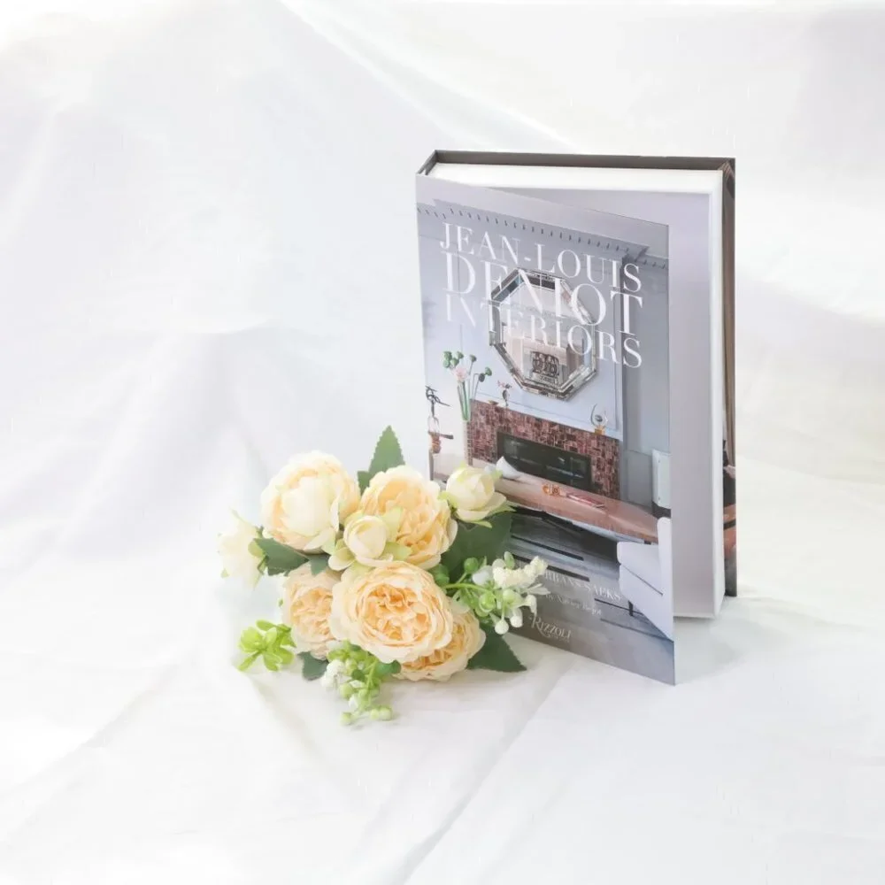 NEW Luxury Decoration Coffee Table Fashion Art Faux Book Storage Box
